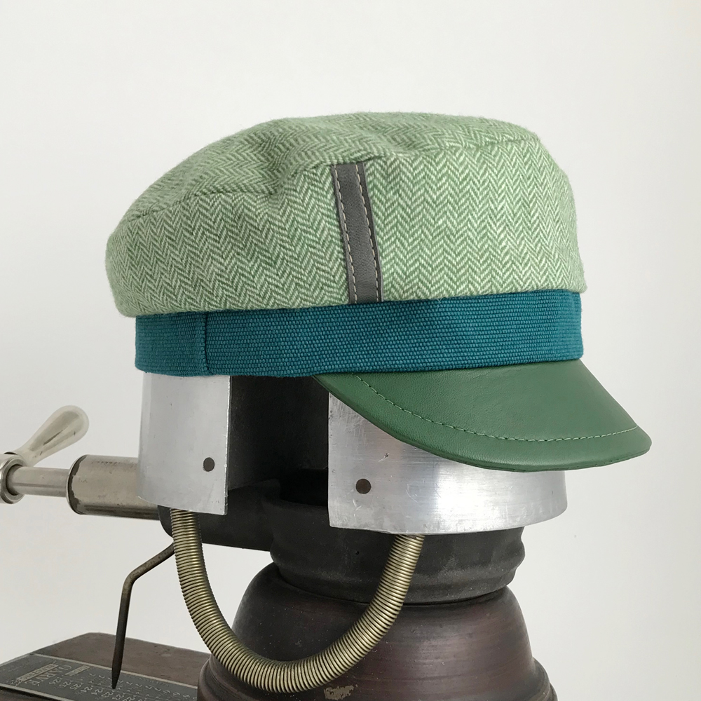 mint green cap